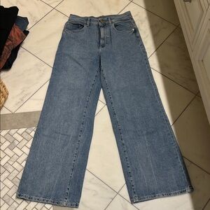 DL1961 Light Blue Flare & Wide Leg Jeans